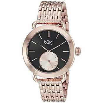 Đồng hồ Burgi Mặt Đen Rose Gold Tone BUR153RG Nữ Chính hãng Sale giá Rẻ tại XaXi World