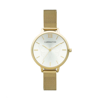 Đồng hồ Carrington Clementine Quartz Mặt Bạc CT-2011-44 Nữ Chính hãng Sale giá Rẻ tại XaXi World