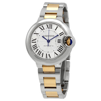 Đồng hồ Cartier Ballon Bleu Automatic Mặt Bạc w2bb0029 Nữ Chính hãng Sale giá Rẻ tại XaXi World