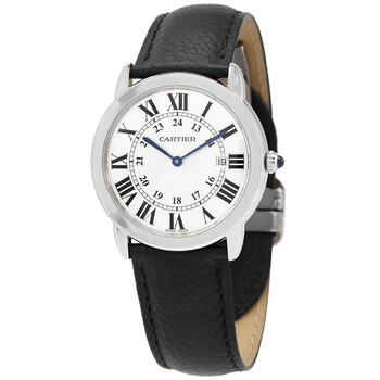 Đồng hồ Cartier Ronde Solo Quartz Mặt Bạc WSRN0029 Nữ Chính hãng Sale giá Rẻ tại XaXi World