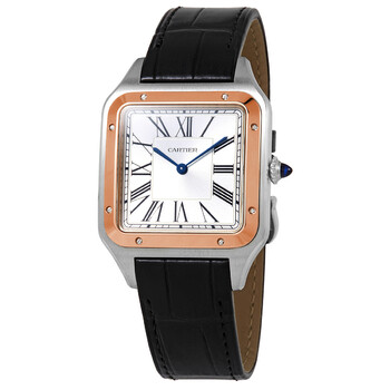 Đồng hồ Cartier Santos-Dumont XL Lên Cót Tay Mặt Bạc W2SA0017 Nam Chính hãng Sale giá Rẻ tại XaXi World