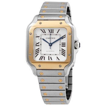 Đồng hồ Cartier Santos Automatic Medium Size Mặt Bạc W2SA0016 Nữ Chính hãng Sale giá Rẻ tại XaXi World