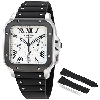 Đồng hồ Cartier Santos XL Chronograph Mặt Bạc WSSA0017 Nam Chính hãng Sale giá Rẻ tại XaXi World