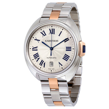 Đồng hồ Cartier Cle Automatic Mặt Bạc W2CL0002 Nam Chính hãng Sale giá Rẻ tại XaXi World