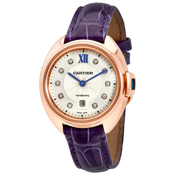 Đồng hồ Cartier Cle 18K Rose Gold Automatic Flinque Sunray Dial WJCL0031 Nữ Chính hãng Sale giá Rẻ tại XaXi World