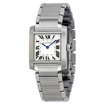 Đồng hồ Cartier Tank Francaise Mặt Bạc WSTA0005 Nữ Chính hãng Sale giá Rẻ tại XaXi World
