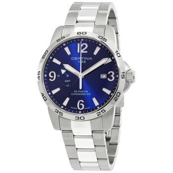 Đồng hồ Certina DS Podium GMT Quartz Mặt Xanh C0344551104000 Nam Chính hãng Sale giá Rẻ tại XaXi World