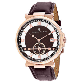 Đồng hồ Christian Van Sant Clepsydra Quartz Mặt Nâu CV1704 Nam Chính hãng Sale giá Rẻ tại XaXi World