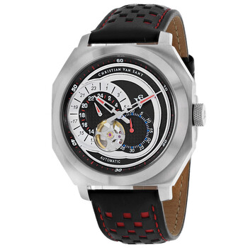 Đồng hồ Christian Van Sant Machina Automatic Mặt Đen CV0560 Nam Chính hãng Sale giá Rẻ tại XaXi World