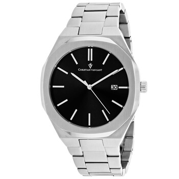 Đồng hồ Christian Van Sant Octavius Slim Quartz Mặt Đen CV0520 Nam Chính hãng Sale giá Rẻ tại XaXi World