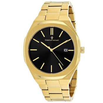 Đồng hồ Christian Van Sant Octavius Slim Quartz Mặt Đen CV0527 Nam Chính hãng Sale giá Rẻ tại XaXi World