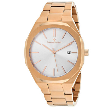 Đồng hồ Christian Van Sant Octavius Slim Quartz Mặt Bạc CV0523 Nam Chính hãng Sale giá Rẻ tại XaXi World