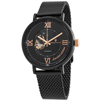 Đồng hồ Christian Van Sant Somptueuse Limited Edition Automatic Mặt Đen CV1144 Nam Chính hãng Sale giá Rẻ tại XaXi World