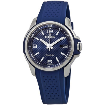 Đồng hồ Citizen AR Mặt Xanh Blue Polyurethane Eco-Drive AW1158-05L Nam Chính hãng Sale giá Rẻ tại XaXi World