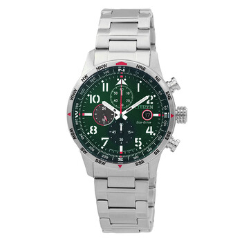 Đồng hồ Citizen Aviator Chronograph Mặt Xanh Lá CA0791-81X Nam Chính hãng Sale giá Rẻ tại XaXi World