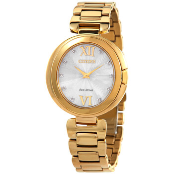 Đồng hồ Citizen Capella Diamond Mặt Bạc EX1512-53A Nữ Chính hãng Sale giá Rẻ tại XaXi World