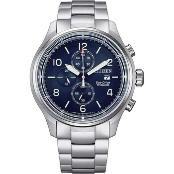 Đồng hồ Citizen Chronograph Eco-Drive Mặt Xanh CA0810-88L Nam Chính hãng Sale giá Rẻ tại XaXi World