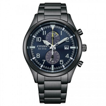 Đồng hồ Citizen Chronograph Eco-Drive Mặt Xanh CA7027-83L Nam Chính hãng Sale giá Rẻ tại XaXi World