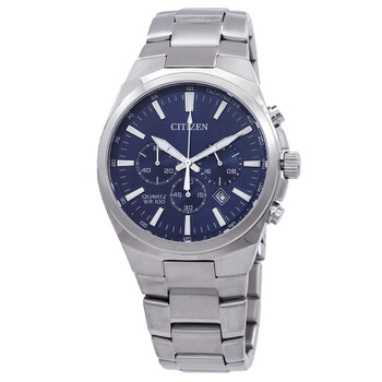 Đồng hồ Citizen Chronograph Quartz Mặt Xanh AN8170-59L Nam Chính hãng Sale giá Rẻ tại XaXi World