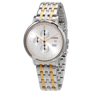 Đồng hồ Citizen Chronograph Quartz Mặt Trắng AN3614-54A Nam Chính hãng Sale giá Rẻ tại XaXi World