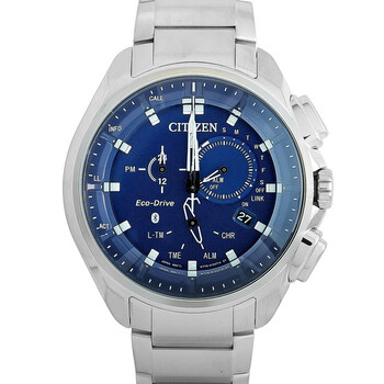 Đồng hồ Citizen Proximity Perpetual Alarm Chronograph Quartz Mặt Xanh BZ1021-54L Nam Chính hãng Sale giá Rẻ tại XaXi World