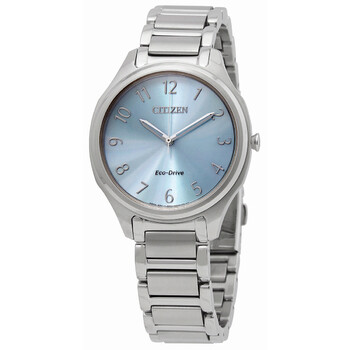 Đồng hồ Citizen Drive Mặt Xanh Eco-Drive EM0750-50L Nữ Chính hãng Sale giá Rẻ tại XaXi World