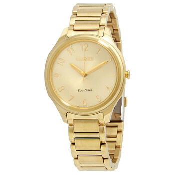 Đồng hồ Citizen Drive Eco-Drive Mặt Sâm Banh EM0752-54P Nữ Chính hãng Sale giá Rẻ tại XaXi World