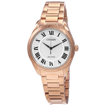 Đồng hồ Citizen Eco-Drive Arezzo Mặt Trắng EM0973-55A Nữ Chính hãng Sale giá Rẻ tại XaXi World