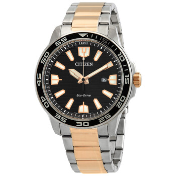 Đồng hồ Citizen Eco-Drive Mặt Đen Dây Demi AW1524-84E Nam Chính hãng Sale giá Rẻ tại XaXi World