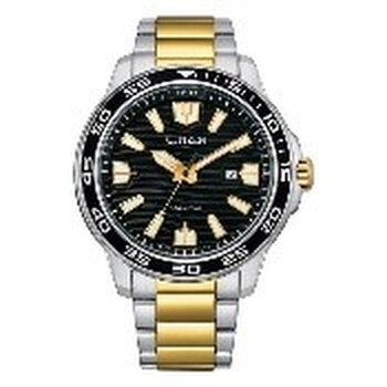 Đồng hồ Citizen Eco-Drive Mặt Đen Dây Demi AW1704-82E Nam Chính hãng Sale giá Rẻ tại XaXi World