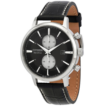Đồng hồ Citizen Eco-Drive Chronograph Mặt Đen CA7061-18E Nam Chính hãng Sale giá Rẻ tại XaXi World