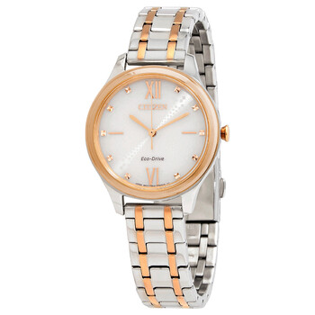 Đồng hồ Citizen Eco-Drive Ivory Dial Dây Demi EM0506-77A Nữ Chính hãng Sale giá Rẻ tại XaXi World