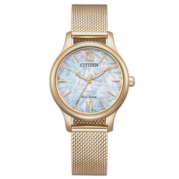 Đồng hồ Citizen Eco-Drive Mặt Xà Cừ EM0892-80D Nữ Chính hãng Sale giá Rẻ tại XaXi World