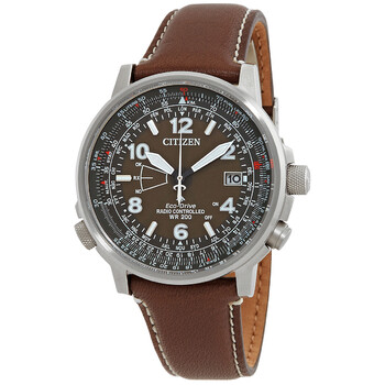 Đồng hồ Citizen Eco-Drive Promaster Sky Perpetual World Time Mặt Nâu CB0240-29X Nam Chính hãng Sale giá Rẻ tại XaXi World