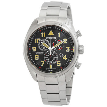 Đồng hồ Citizen Garrison Chronograph Mặt Đen AT2480-81E Nam Chính hãng Sale giá Rẻ tại XaXi World