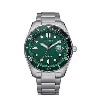 Đồng hồ Citizen Marine Eco-Drive Mặt Xanh Lá AW1768-80X Nam Chính hãng Sale giá Rẻ tại XaXi World