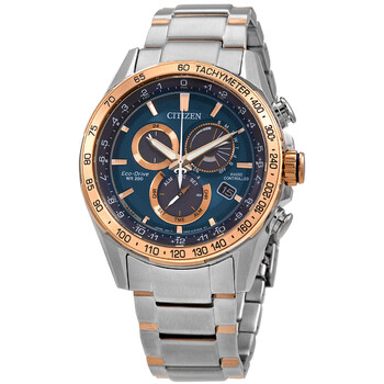 Đồng hồ Citizen PCAT Chronograph Eco-Drive Mặt Xanh CB5916-59L Nam Chính hãng Sale giá Rẻ tại XaXi World