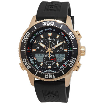 Đồng hồ Citizen Perpetual Alarm World Time Chronograph Analog-Digital Mặt Đen JR4063-12E Nam Chính hãng Sale giá Rẻ tại XaXi World