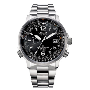 Đồng hồ Citizen Perpetual World Time GMT Eco-Drive Mặt Đen CB0230-81E Nam Chính hãng Sale giá Rẻ tại XaXi World