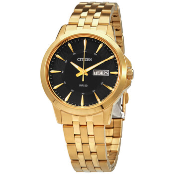 Đồng hồ Citizen Quartz Mặt Đen Gold-tone BF2013-56E Nam Chính hãng Sale giá Rẻ tại XaXi World