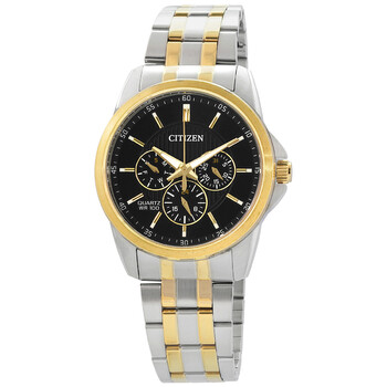 Đồng hồ Citizen Quartz Mặt Đen Dây Demi AG8348-56E Nam Chính hãng Sale giá Rẻ tại XaXi World