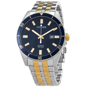 Đồng hồ Citizen Quartz Mặt Xanh Dây Demi BI5054-53L Nam Chính hãng Sale giá Rẻ tại XaXi World