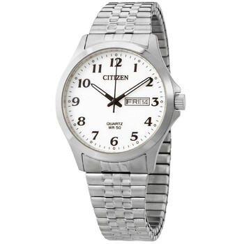 Đồng hồ Citizen Quartz Mặt Trắng Stainless Steel BF5000-94A Nam Chính hãng Sale giá Rẻ tại XaXi World