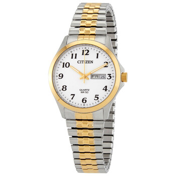 Đồng hồ Citizen Chronograph Quartz Mặt Trắng Dây Demi BF5004-93A Nam Chính hãng Sale giá Rẻ tại XaXi World
