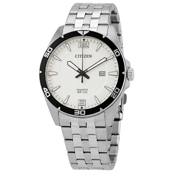 Đồng hồ Citizen Quartz Mặt Trắng Stainless Steel BI5051-51A Nam Chính hãng Sale giá Rẻ tại XaXi World