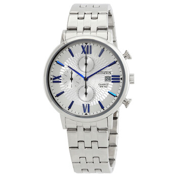 Đồng hồ Citizen Quartz Mặt Bạc Stainless Steel AN3610-71A Nam Chính hãng Sale giá Rẻ tại XaXi World