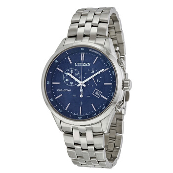 Đồng hồ Citizen Sapphire Collection Eco-Drive Chronograph Mặt Xanh AT2141-52L Nam Chính hãng Sale giá Rẻ tại XaXi World