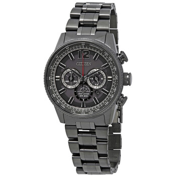 Đồng hồ Citizen Nighthawk Chronograph Charcoal Mặt Xám CA4377-53H Nam Chính hãng Sale giá Rẻ tại XaXi World