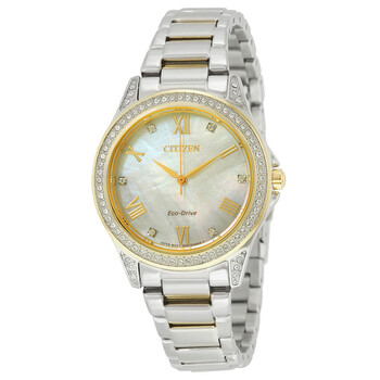 Đồng hồ Citizen POV Eco-Drive Mặt Xà Cừ EM0234-59D Nữ Chính hãng Sale giá Rẻ tại XaXi World