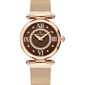 Đồng hồ Claude Bernard Dress Code Quartz Mặt Nâu 20500 37R BRPR1 Nữ Chính hãng Sale giá Rẻ tại XaXi World